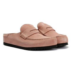 Birkenstock Naples Suede Women's Pink Clay Regular Clogs