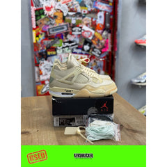 Jordan 4 Retro Off-White Sail UK 8