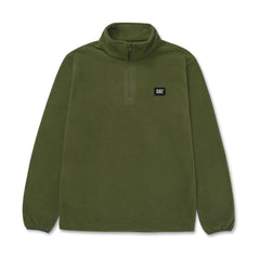 Caterpillar Cat Microfleece Quarter Zip Synthetic Men's Green Sweatshirt
