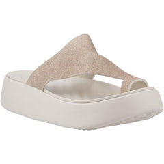 Crocs Getaway Toe Loop Synthetic Women's Stucco Sandals