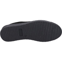 Hush Puppies Tamsin Suede Women's Black Trainers
