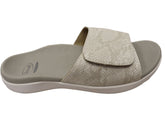 Scholl Orthaheel Samos II Womens Comfortable Supportive Slides Shimmer