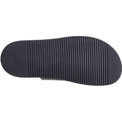 Base London Maven Leather Men's Black Sandals