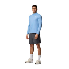 Castore Adapt 1/4 Polyester Men's Blue Zip Top