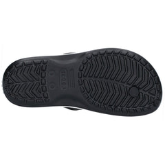 Crocs Crocband Flip Croslite Rubber Black Sandals