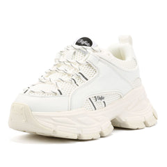 Buffalo Saturn Lace Women's White Trainers