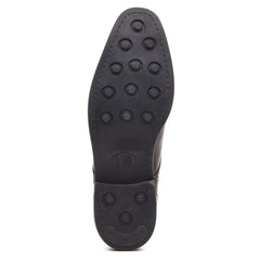 Base London Eton Lace Up Leather Men's Black Lace-Up Shoes