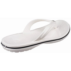 Crocs Crocband Flip Croslite Rubber White Sandals