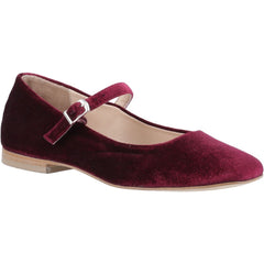 Hush Puppies Pasha Velvet Women's Bordeaux Flats