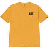 Caterpillar W05324 Trademark Cotton Men's Yellow T-Shirt