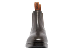 Mustang Mens Signature Pull Up Brown Leather Boots
