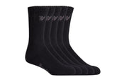 5 Pairs of Hard Yakka Cotton Rich Crew Sock (5 PACK)