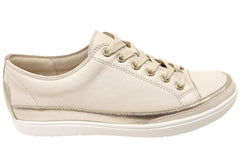 Caprice Brasey Womens Comfortable Wide Fit Leather Shoes