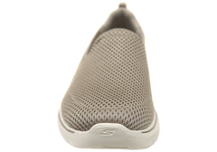 Skechers Womens GOwalk 7 Razi Comfortable Slip On Shoes Taupe