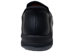 Skechers Mens Slip Ins Work Nampa Broxtin Leather Slip Resistant Shoes