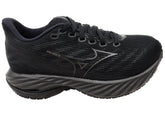 Mizuno Womens Wave Rider 28 Comfortable Black Running Shoes