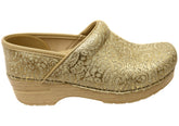 Dansko Womens Professional Leather Lacy Comfortable Clogs Shoes