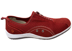 CC Resorts Sorrell Womens Comfortable Casual Flats With Zip Entry