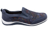 CC Resorts Tavian Womens Comfortable Wide Fit Leather Slip On Shoes