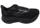 Mizuno Mens Wave Rider 29 Running Shoes Estate Black Iron Gate