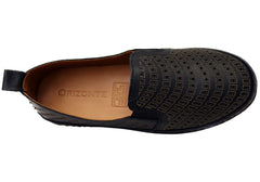 Orizonte Keeper Womens European Leather Comfortable Slip On Shoes