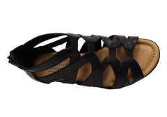 Comfortiva Eternia Womens Comfort Footbed Wide Fit Leather Sandals