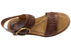 Sofft Bali II Womens Leather Sandals With Comfortable Footbed