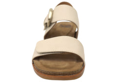 Sofft Peggie Womens Leather Sandals With Comfortable Footbed