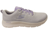 Skechers Womens GO Walk Flex Kali Comfortable Shoes Grey Lavender
