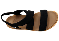 Skechers Womens Arch Fit Beverlee Love Stays Comfortable Wedge Sandals