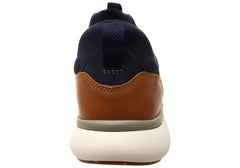 Florsheim Mens EE Extra Wide Fleet Knit Elastic Lace Sneakers