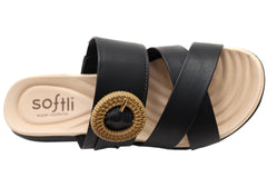 Softli Lina Womens Brazilian Slides Sandals With Comfortable Footbed