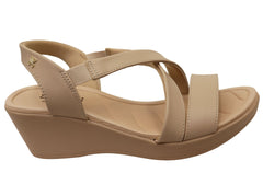 Softli Rachel Womens Comfortable Wedge Sandals Made In Brazil
