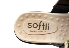 Softli Zoe Womens Brazilian Slides Sandals With Comfort Footbed