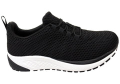 Propet Womens Tour Knit Comfortable Wide Width Lace Up Shoes