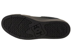 DC Shoes Mens Comfort Teknic Leather Lace Up Shoes Black Black Black