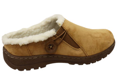 CC Resorts Glen Womens Comfortable Open Back Slip On Mule Shoes