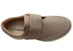 CC Resorts Nell Womens Comfortable Adjustable Strap Leather Shoes