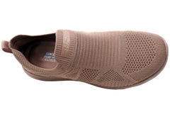 Skechers Womens BOBS Milano Purely Radiant Slip On Shoes Mauve