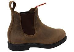 Rossi Boots Unisex Comfortable Leather 607 Booma Boots Brown