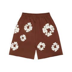 Denim Tears The Cotton Wreath Shorts Brown