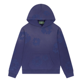 Denim Tears The Cotton Wreath Mono Hoodie Washed Blue