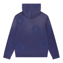 Denim Tears The Cotton Wreath Mono Hoodie Washed Blue