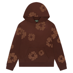 Denim Tears The Cotton Wreath Mono Hoodie Brown