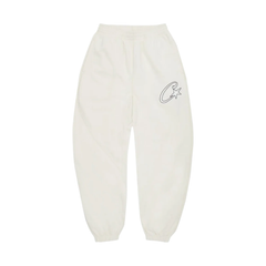 Corteiz Satin C Star Appliqué Bottoms Off White