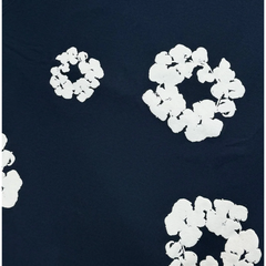 Denim Tears Long Sleeve Cotton Wreath T-shirt Navy