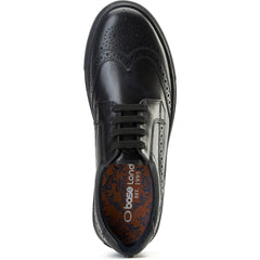 Base London Clapton Leather Men's Black Brogues Shoes