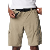 Columbia Silver Ridge Utility Cargo Short Polyester Men's Brown Knee-Length Shorts