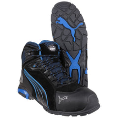 Puma Safety Rio Mid Leather Black Safety Boots