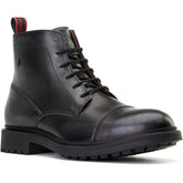 Base London Boulton Leather Men's Black Ankle Boots